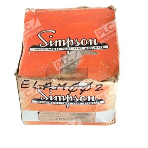 Simpson Instruments Panel Meter 0-2 AC Amps 17742 Model 2154