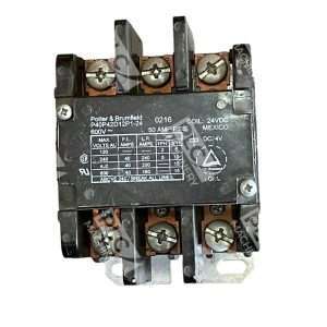 Potter & Brumfield Contactor 600V 50A 24VDC P40P42D12P1-24