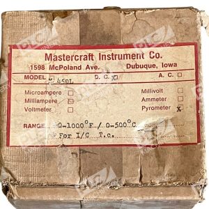 Mastercraft Instrument 0-1000F 0-500C Pyrometer 450L