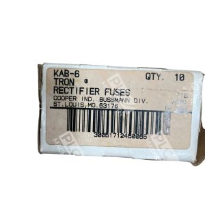 Bussmann Cooper Eaton Tron 6A Rectifier Fuse KAB-6 (Box of 8)