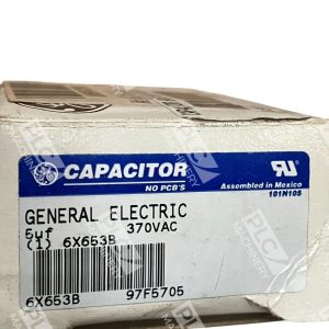 General Electric GE 5uf 5MFD 97FS 370VAC U869612380 Capacitor 6X653B
