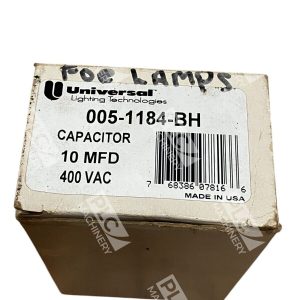 Universal Lighting Technologies 10MFD 400VAC Capacitor 005-1184-BH