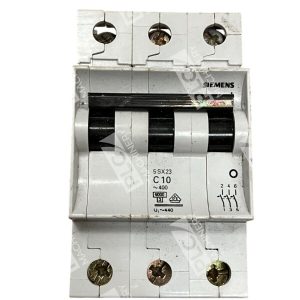 Siemens 5SX2-310-8 3 Pole 10A Circuit Breaker 5SX23C10