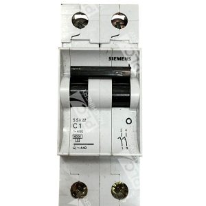 Siemens 5SX2-201-7 2 Pole 1A Circuit Breaker 5SX22C1