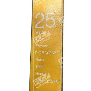 25W 130V Frosted DC Bayonet Base 1000 Hours Bulb 25T6-1/2DC/FR