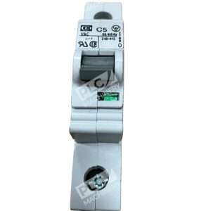 Cutler Hammer 5A 1 Pole Circuit Breaker SPCL1C05