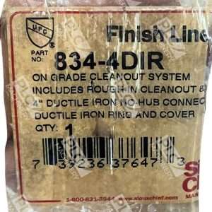 UFC Sioux Chief Finish Line 4" On Grade Cleanout System 834-4DIR