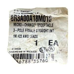 Brad Harrison Woodhead LP Micro Change Receptacle 3 Pole Female 8R3A00A18M010