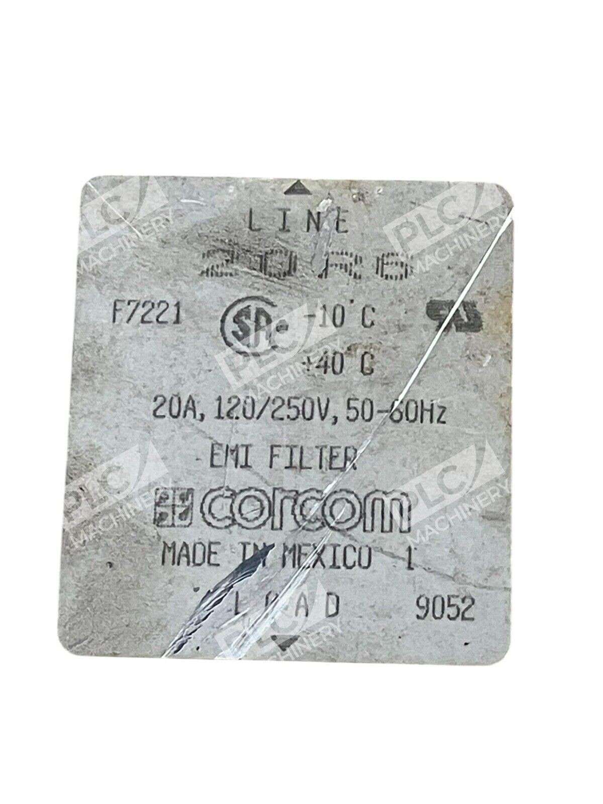 Corcom 20A 120/250V 50-60Hz EMI Filter 20R6 - Image 3