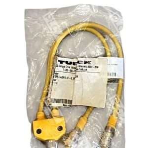 Turck .3M 2-Branch Splitter Cordset VB2-FSM4.4/2RK4T-0.3/0.3/X0R