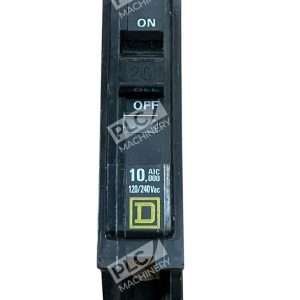 Square D 10,000AIC 120/240VAC 1 Pole 20A Circuit Breaker QO120
