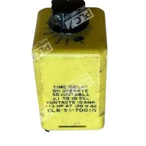 TE Connectivity Potter & Brumfield 0.1-10s 10A Time Delay Relay CLB-51-70010