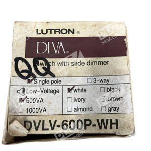 Lutron Diva Single Pole 600VA White Switch With Slide Dimmer DVLV-600P-WH