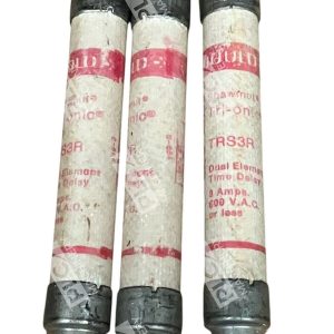 Gould Shawmut Tri-Onic TRS3R 3A 600VAC Fuse TRS3R (lot of 3)