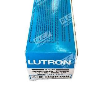 Lutron 600W 120V 60Hz White 3-Way Incandescent Dimmer D-603P-WH