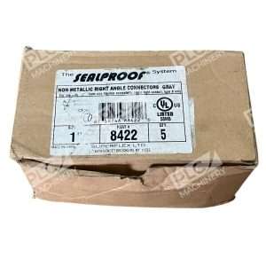 Sealproof System 1" Non-Metallic Right Angle Connectors Gray 8422 (Box of 5)