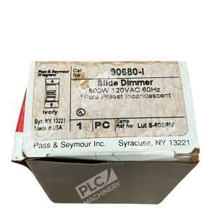 Pass & Seymour Legrand 600W 120VAC 60Hz 1 Pole Ivory Slide Dimmer 90680-I