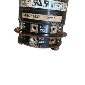 Shallco Spec 12637 9917 3 Position Rotary Drum Switch Series 16