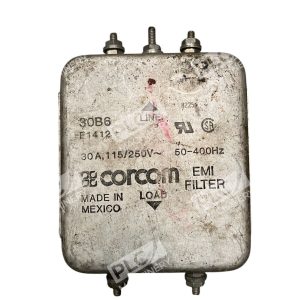 Corcom 30A 115/250V 50-400Hz F1412 EMI Filter 30B6