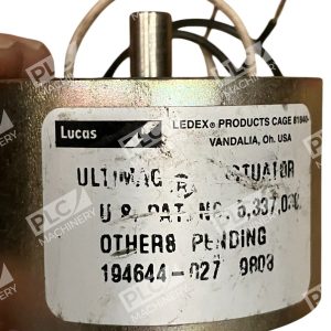 Lucas Ledex 9808 Ultimag Actuator 194644-027