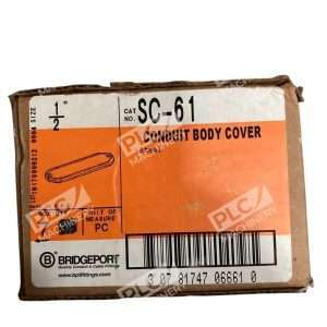 Bridgeport 1/2" Steel Conduit Body Cover SC-61 (Box of 7)
