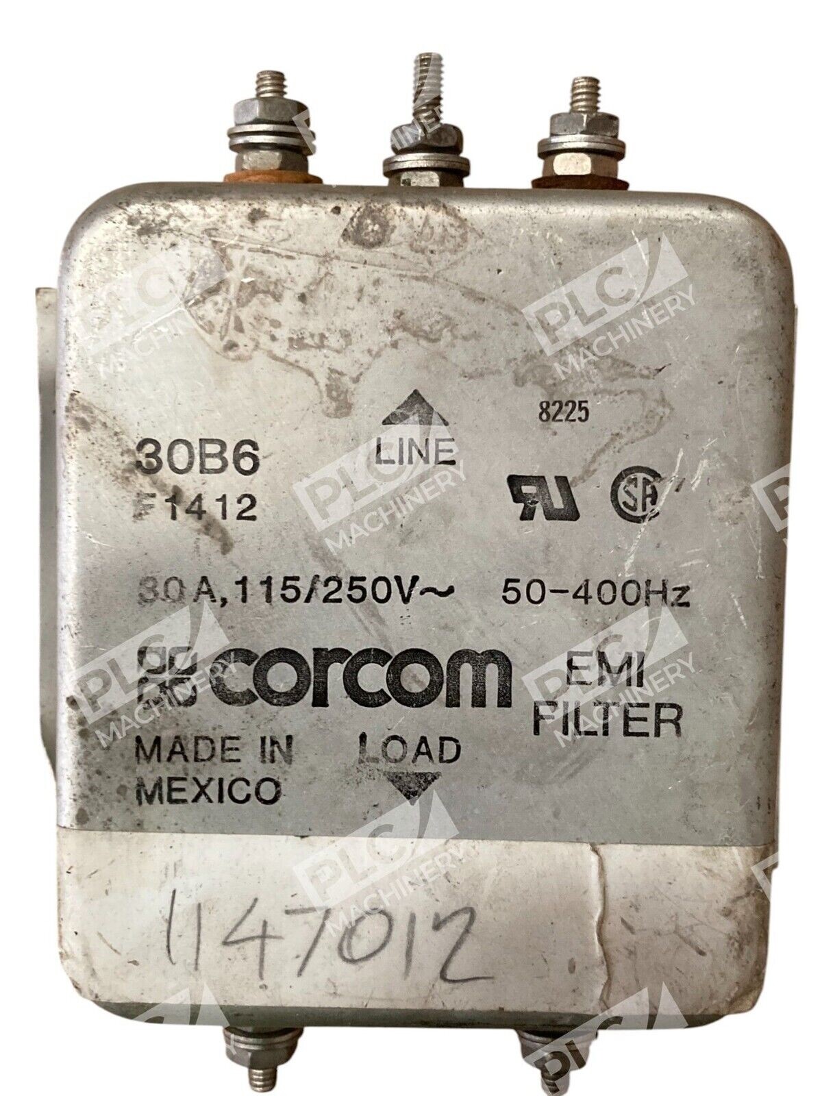 Corcom 115/250V 30A 50-400Hz F1412 EMI Filter 30B6 - Image 3