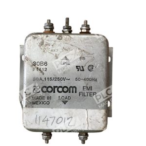 Corcom 115/250V 30A 50-400Hz F1412 EMI Filter 30B6
