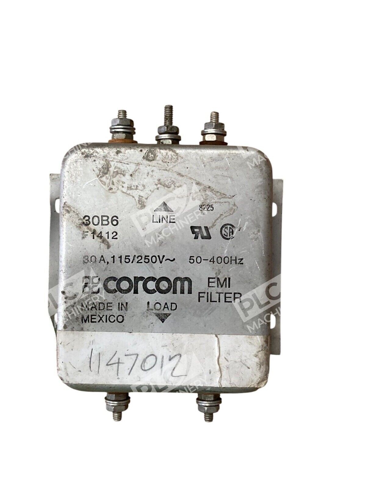 Corcom 115/250V 30A 50-400Hz F1412 EMI Filter 30B6