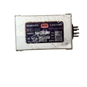 Warner Electric Control 20VA 1PH 0.2A 115VAC 90VDC Brake & Clutch 5400-24
