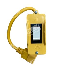 Well Shin E115330 10A 250V 1VCH6 Yellow Dayton Drop Cord Rocker Switch WS-003