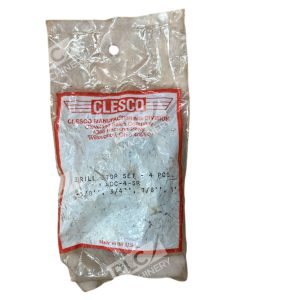 Clesco -5/8", 3/4", 7/8", 1" Drill Stop Set 4 Pieces ADC-4-SR