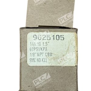 SMC NO K22 60PSI/KPA 111.10 1.5" 0-60PSI Pressure Gauge 9625105