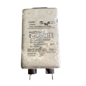 Corcom F2882 10A 120/250V 50-60Hz EMI Filter 10VR7 F2882
