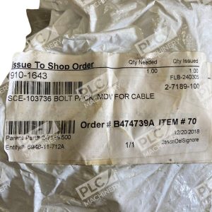 Saginaw Control & Engineering MDV For Cable Bolt Pack SCE-103736