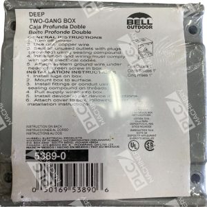 Bell Outdoor Hubbell Deep Two-Gang Box 5389-0