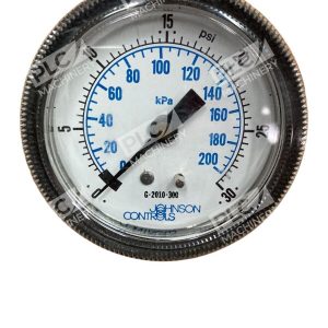 Johnson Controls 0-30PSI 0-200kPa Pressure Gauge G-2010-300