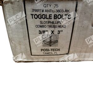 Posi-Tech 3/8x3" Phillips Combo Truss Head Toggle Bolt ANTC-3803-AK (Box of ~25)