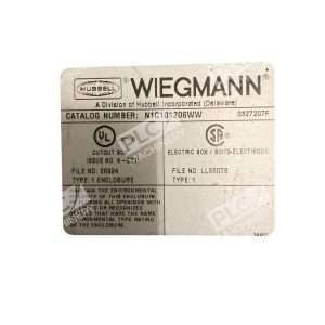 Hubbell Wiegmann Type 1 Enclosure Electric Box N1C101206WW