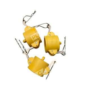 Yellow Cam Lever Cap (lot of 3)