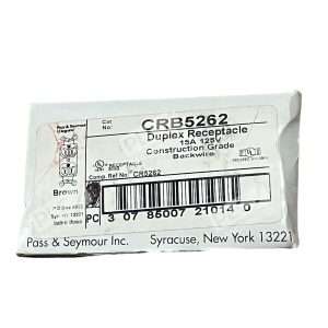 Pass & Seymour CRB5262 Duplex Receptacle 15A 125V (Box of 7)