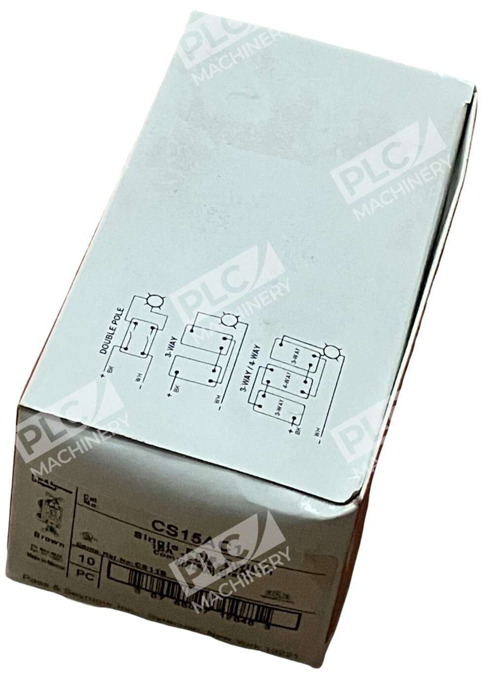 Pass & Seymour CS15AC1 Single Pole Switch (Box of 10)