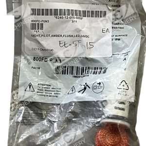 Allen Bradley 800FD-P0N3 /A Flush LED Amber Pilot Light