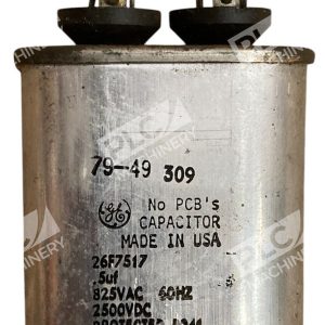 General Electric GE 79-49 309 0.5uf 825VAC 60Hz 2500VDC Capacitor 26F7517