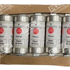 GEC Alsthom Type gG 20A Red Spot Fuse TIA20 (lot of 5)