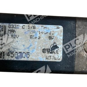 Burkert 120V 60Hz 8W Solenoid Valve 0331 C 1/8 FPM BR