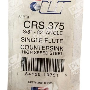 Tru-Cut 3/8"-82 Angle Single Flute Countersink High Speed Steel CRS.375
