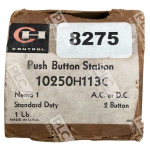 Cutler Hammer Nema 1 Standard Duty 2 Button Push Button Station 10250H113C