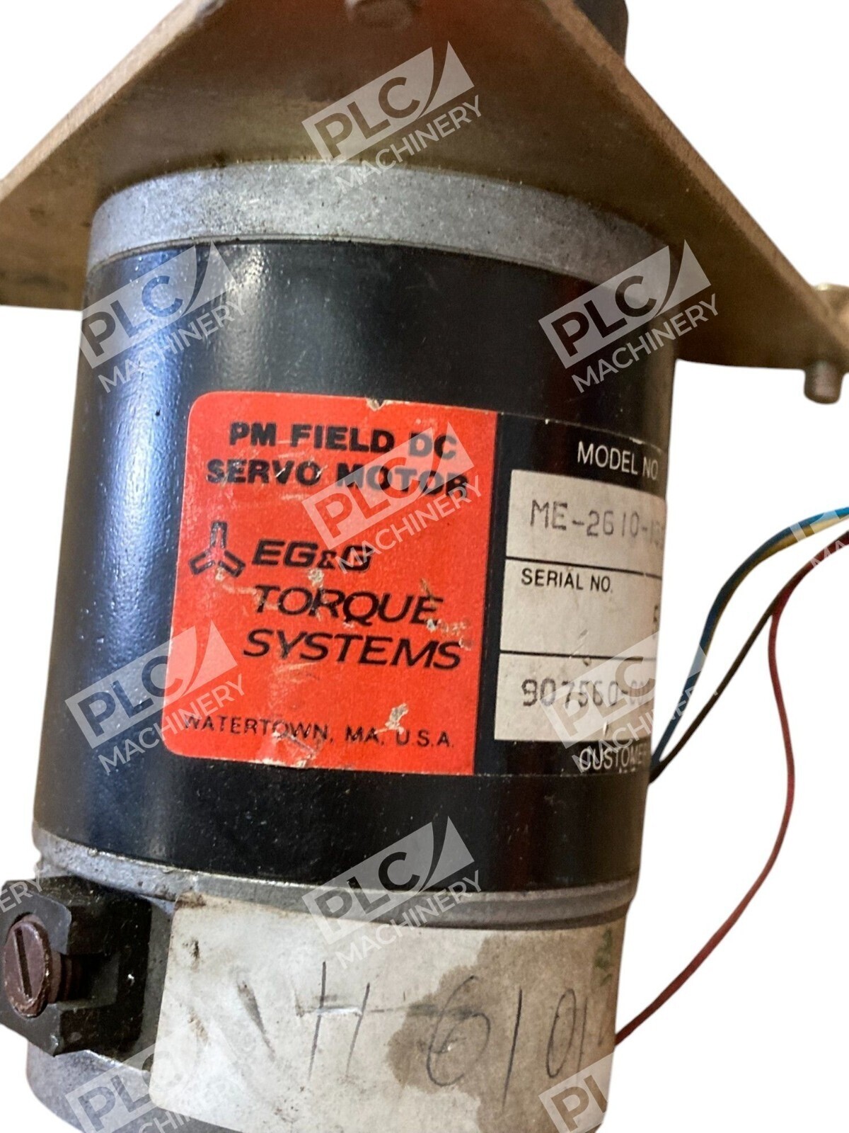 Datametrics S-9845B EG&G Torque Systems PM Field DC Servo Motor ME-2610-135F - Image 5