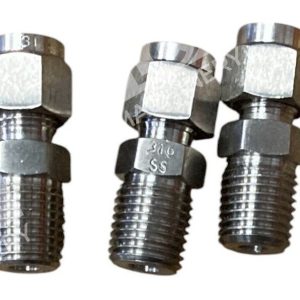 Stainless Steel Compression Fitting 316 SS (lot of 3)