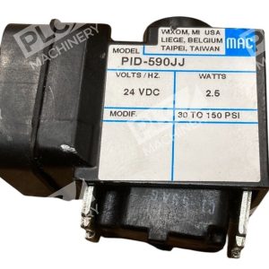 MAC 24VDC 2.5W 30-150PSI Valve PID-590JJ